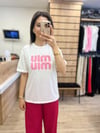 Mıu Mıu Pembe T-Shirt
