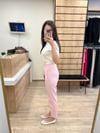 Pembe Önü Flatolu P antolon