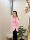 Pembe Poplin Gömlek