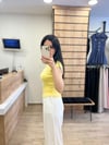 Sarı Basic Tshirt