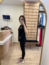 Siyah Çiçekli T-shirt