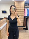 Siyah İnci Demirli Tshirt