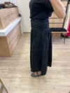 Siyah Kuşaklı Midi Boy Elbise