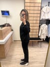 Siyah Taşlı Sweatshirt