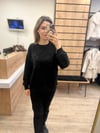 Siyah Taşlı Sweatshirt