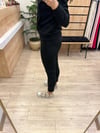 Siyah Tek Alt Eşofman