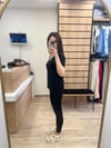 Siyah V Yaka Basic T-shirt