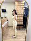 Taş Yanları Şerit Detaylı Pantolon