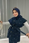 Cemre Mavi yelekli takım
