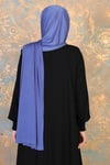 Hijab şal indigo mavisi