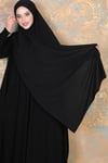 Hijab şal siyah