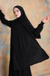 Hijab şal siyah