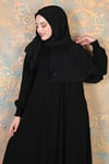 Hijab şal siyah