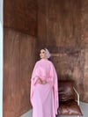 İnci Işıltılı Abiye Pembe