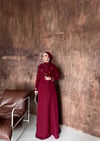 Leyla Abiye Bordo