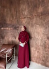 Leyla Abiye Bordo