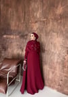Leyla Abiye Bordo