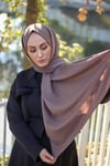 Sayra shawl kadın açık kahverengi caz şal SYR001