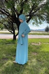 Sayra Shawl Kadın Bej şallı ferace
