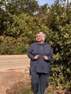 Sayra Shawl Kadın Füme Kapüşonlu Büzgü Detaylı Alt Üst Takım