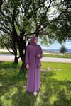 Sayra Shawl Kadın Gül kurusu şallı ferace