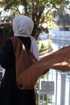 Sayra Shawl Kadın Kapiçino Caz Şal