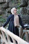 Sayra Shawl Kadın Kapiçino Caz Şal