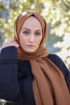 Sayra shawl kadın kiremit caz şal SYR001