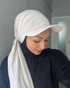 Sayra Shawl Kadın Krem Boneli Şapka Şal