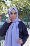 Sayra shawl kadın lila caz şal SYR001