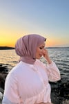 Sayra shawl kadın lila sandy kumaş hazır şal 