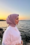 Sayra shawl kadın lila sandy kumaş hazır şal 