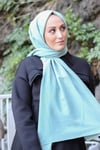 Sayra Shawl kadın mint caz şal SYR001