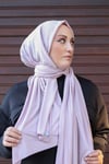 Sayra Shawl kadın pudra süprem penye şal