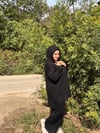 Sayra Shawl Kadın Siyah Kapüşonlu Büzgü Detaylı Alt Üst Takım