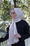 Sayra Shawl kadın taş rengi caz şal SYR001