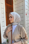 Sayra shawl kadın taş sandy kumaş hazır şal 