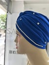 Sayra Shawl KadınTaşlı Bone Koyu Mavi