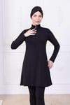 Sayra Shawl Siyah Tesettür Mayo