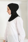Sayra Shawl Yeni Nesil Boyunluklu Siyah Bone SYR004