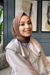 shawl hazır şal açık karamel