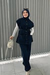 Zehra Yelekli Mavi Takım 