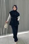 Zehra Yelekli Mavi Takım 