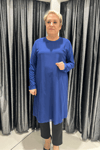 Selma Büyük Beden 100 cm Uzun Kol İçlik/Tunik