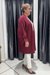 Selma Büyük Beden Açık Ön Cepli Triko Hırka