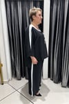 Selma Büyük Beden Altlı Üstlü Takım İnci Detaylı