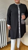 Selma Büyük Beden Asimetrik Gömlek