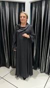Selma Büyük Beden Cepli Puantiyeli Elbise