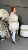 Selma Büyük Beden Çiçek Desenli Hırka