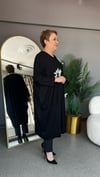 Selma Büyük Beden Çiçek İşlemeli Tunik/Elbise